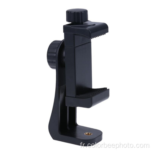 Pince de téléphone portable rotative à 360 degrés pour trépied